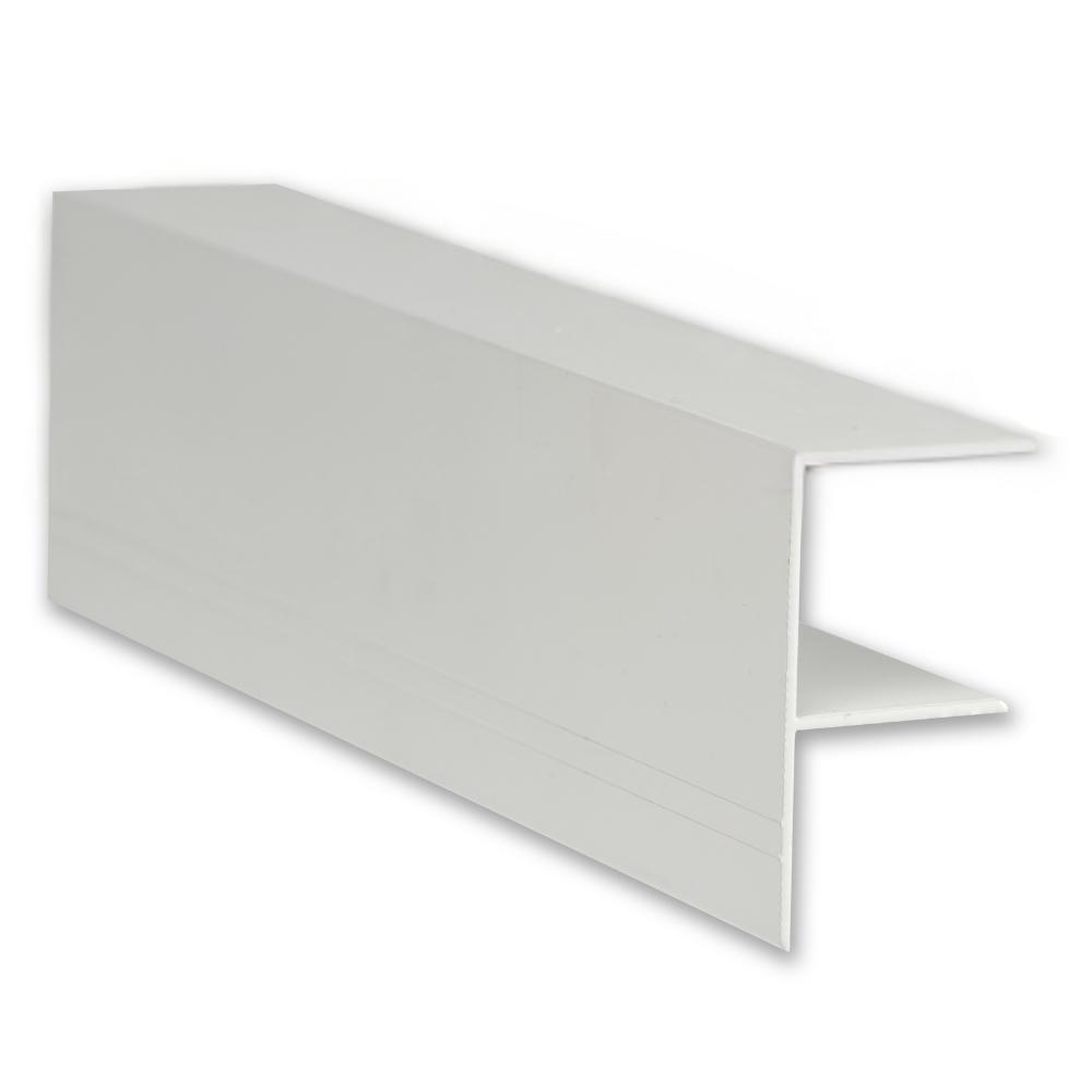 4.0m x 35mm F Section White