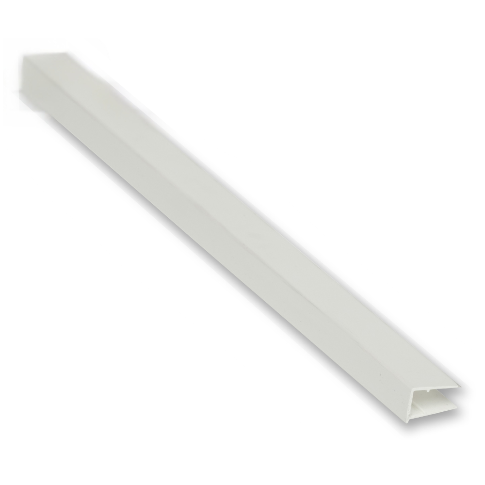 10mm x 2.5m Sheet Closure White