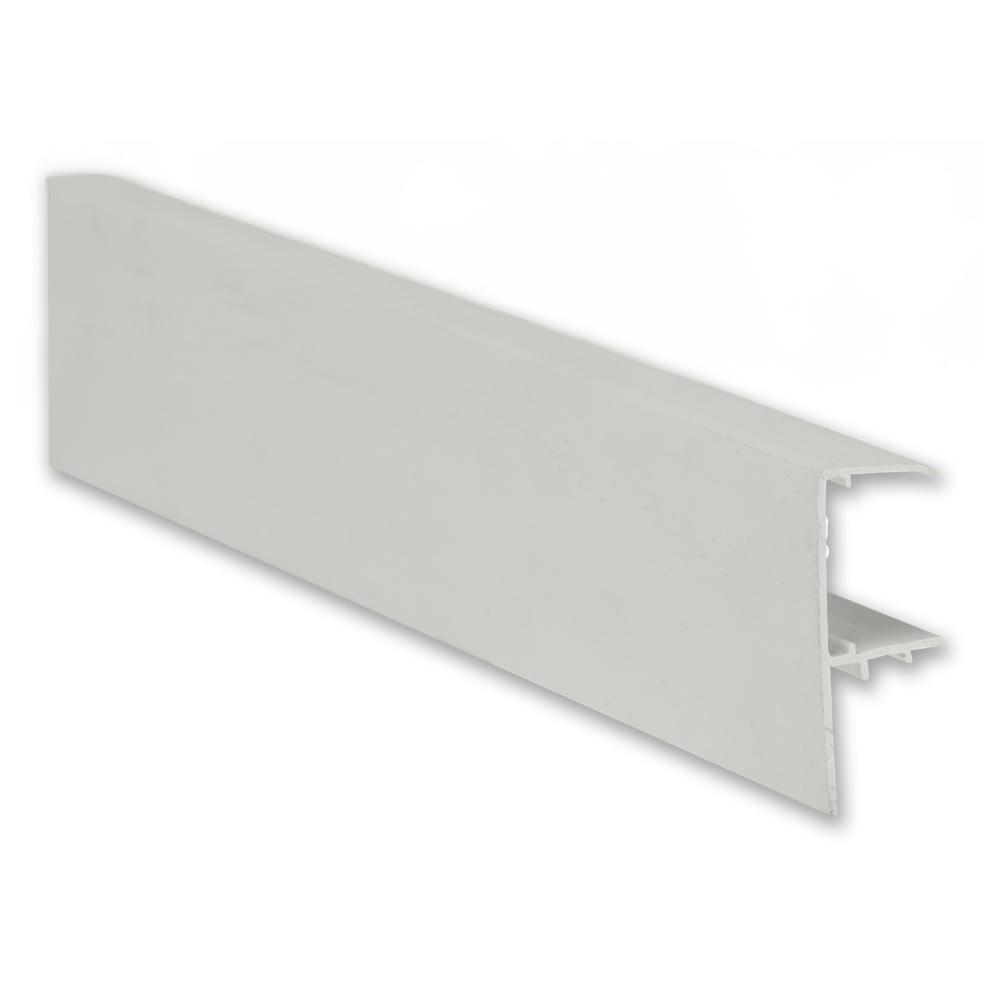 3.0m x 25mm PVC F-Trim White