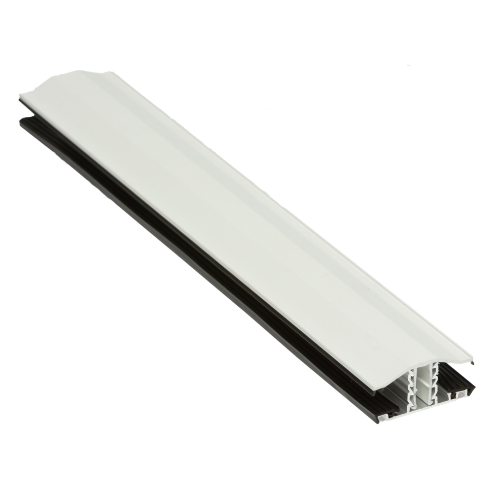 Snapdown Bar 3m White 10-25mm