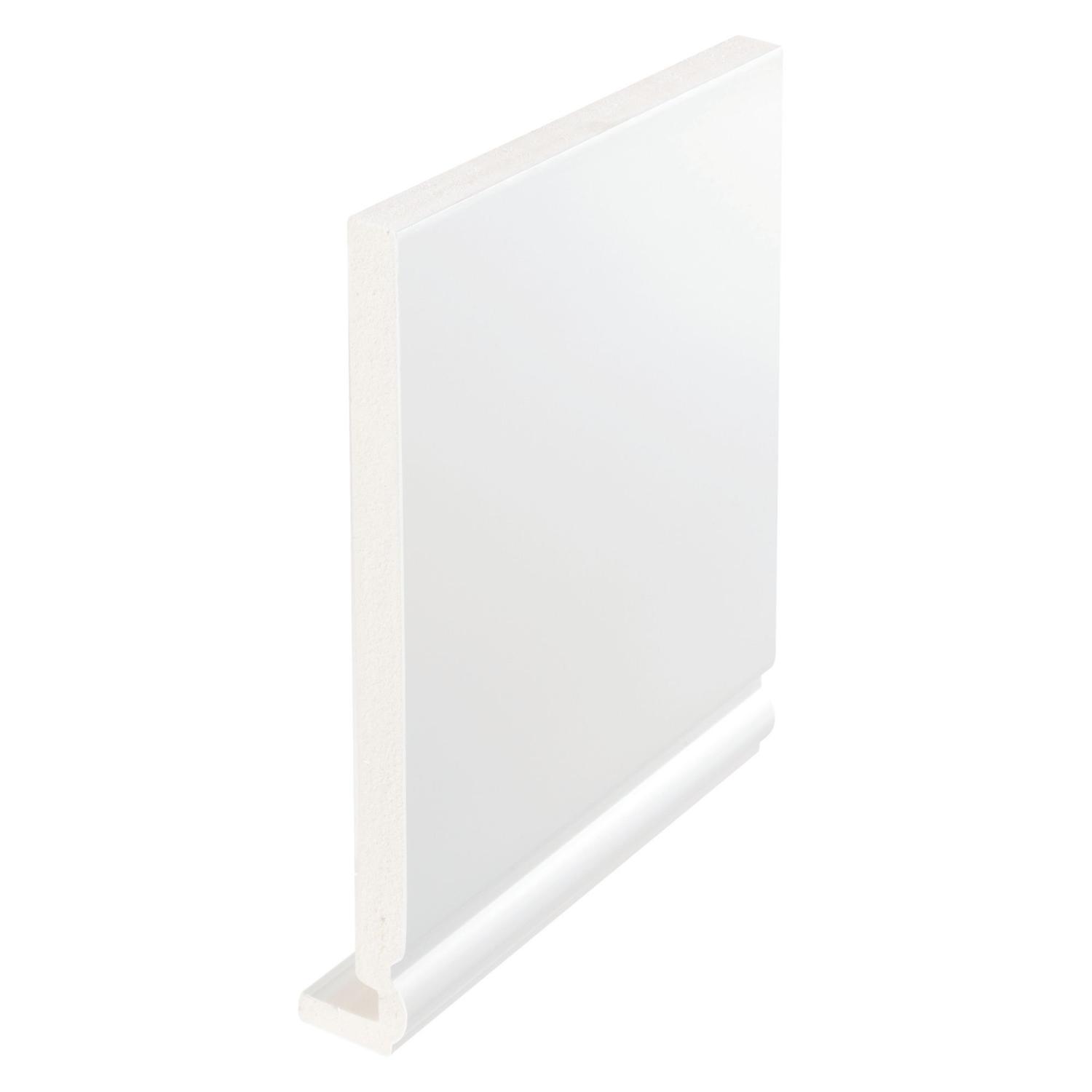 225mm x 16mm Ogee Fascia x 5m White
