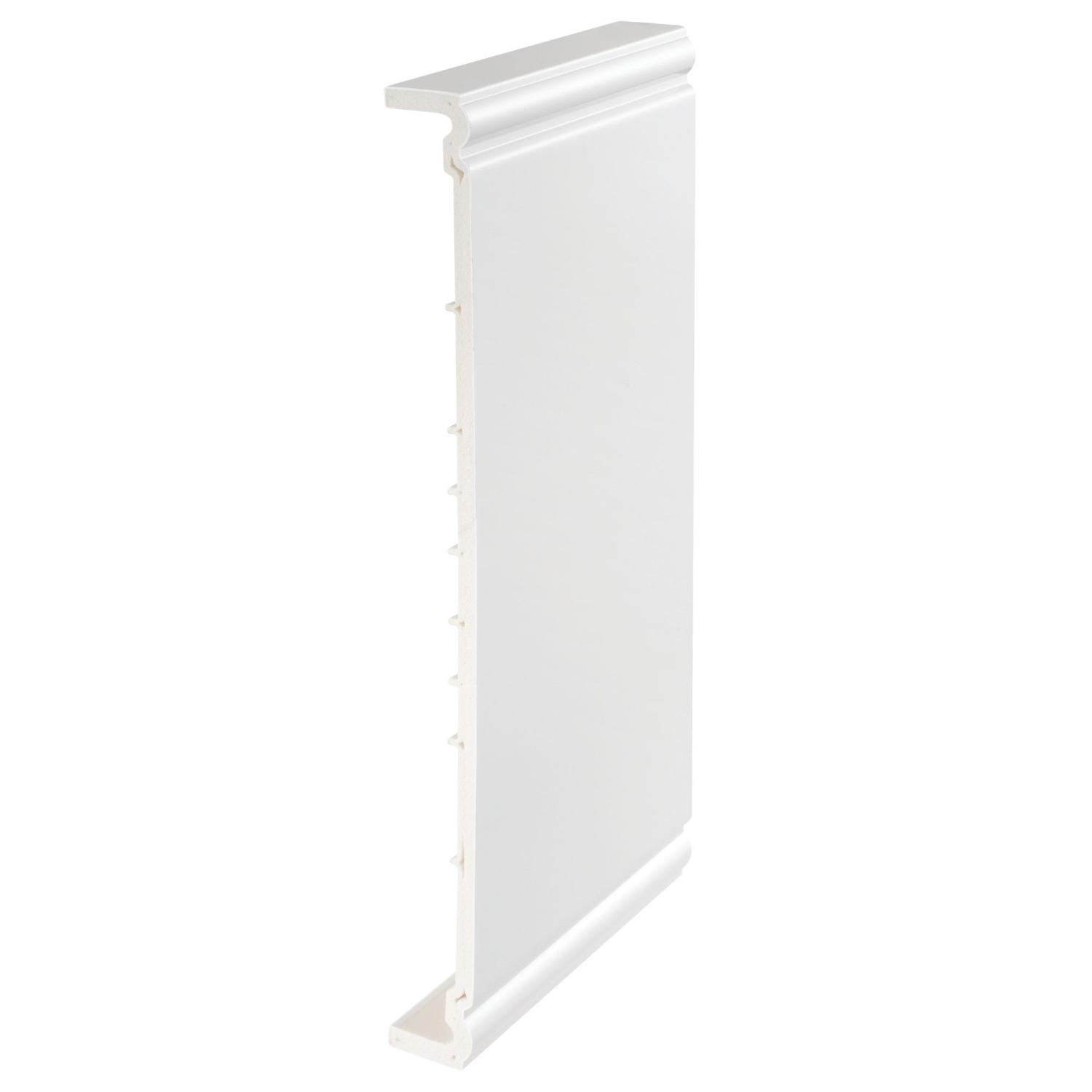 404mm x 9mm Ogee Capping Board x 1.25m White
