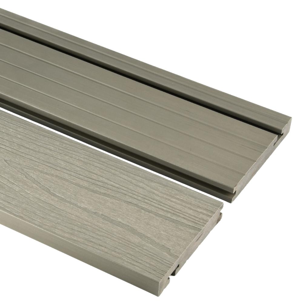 Oakio Proshield Bullnose 140 x 21mm x 3.6m Stone Grey