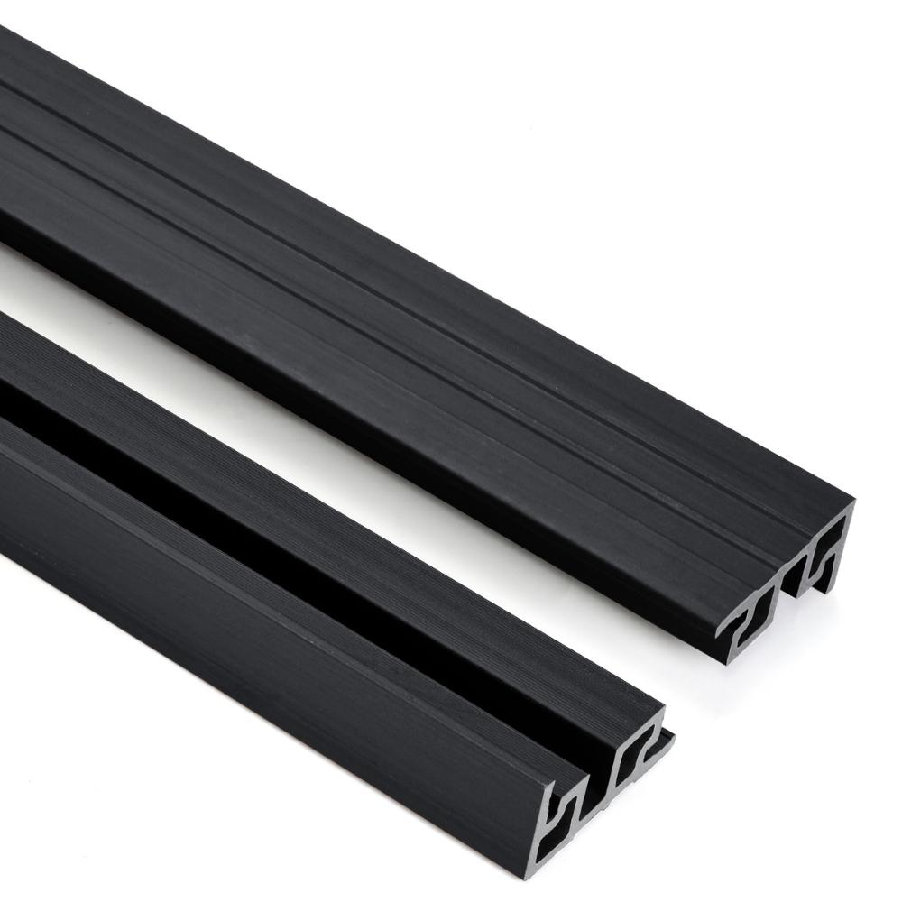 Oakio Proshield Inner Trim 3600 x 76 x 38mm Charcoal