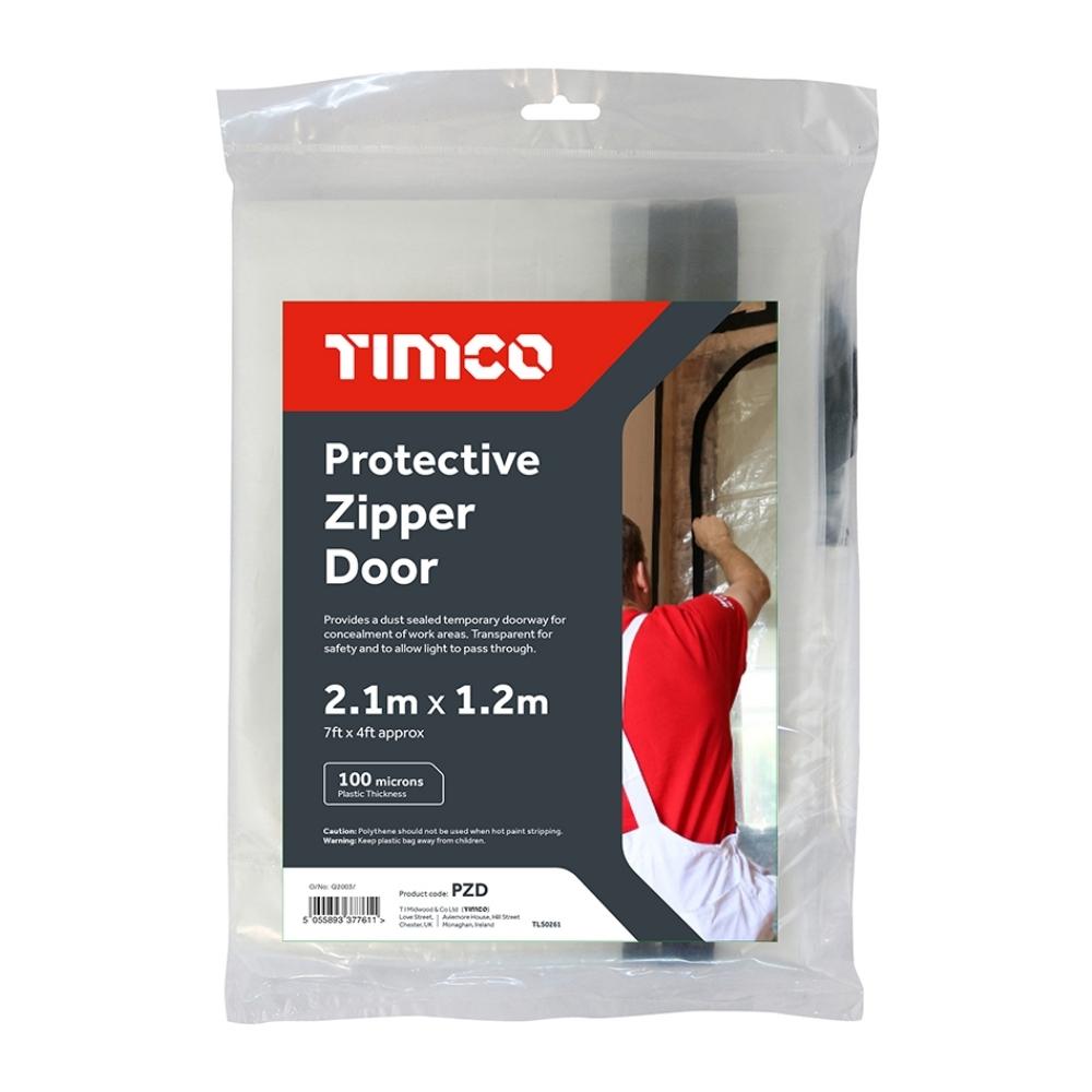 Timco Protective Zipper Door 2.1m x 1.2m
