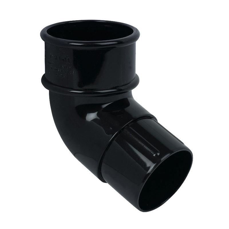 112.5° Offset Bend 50mm Mini Flo Black