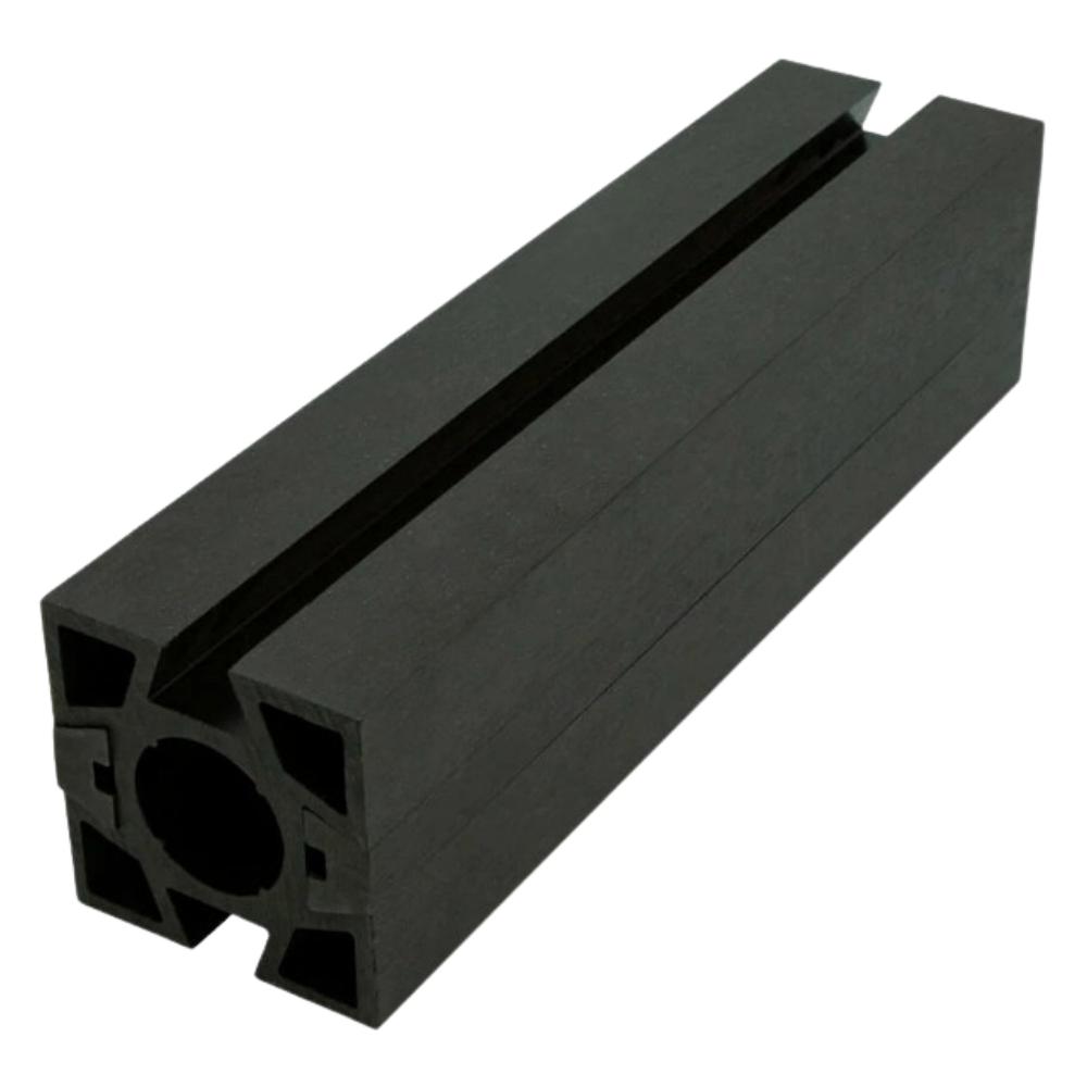 Ronjack Composite Post & Cap 2350 x 120 x 120mm Black
