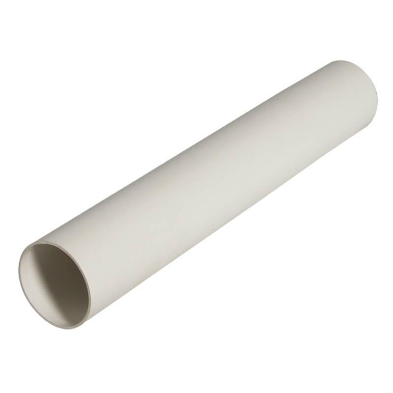 2m Downpipe 50mm Mini Flo White