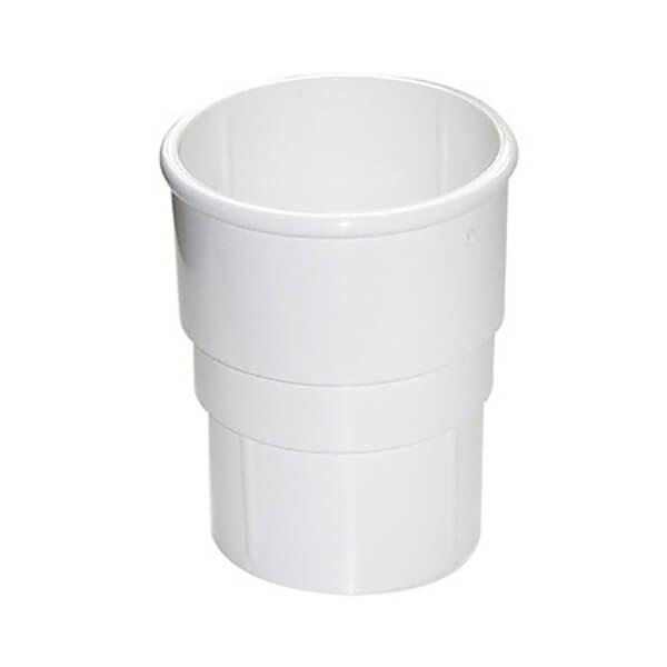 Pipe Socket 50mm Mini Flo White