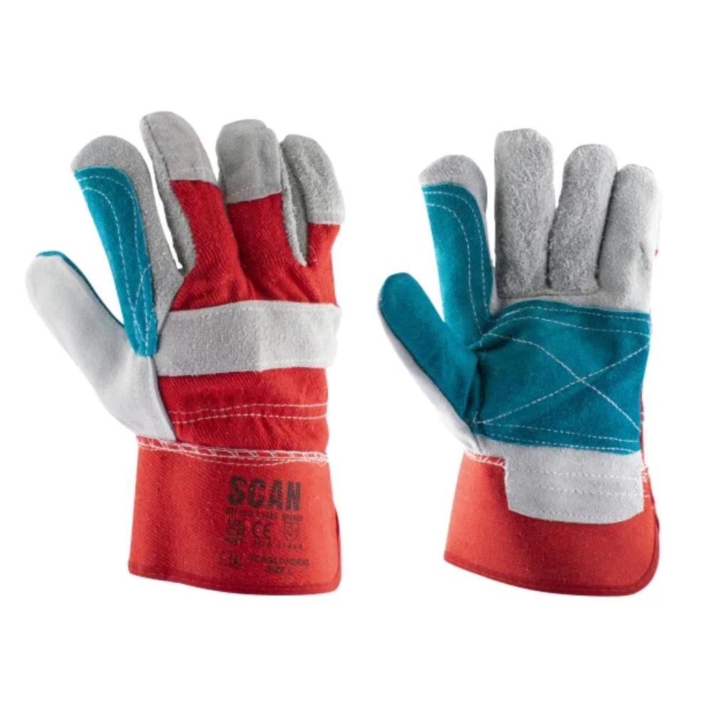 Scan Rigger Gloves Leather Heavy Duty