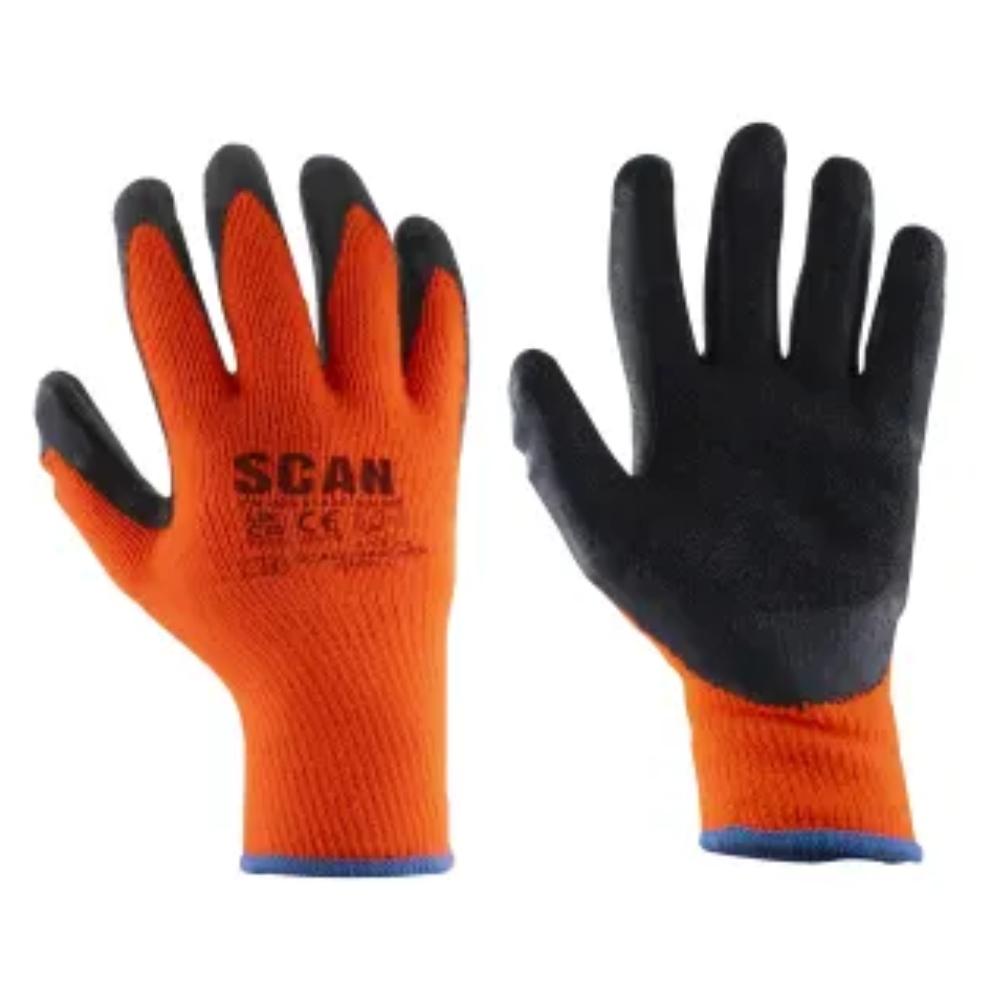 Scan Thermal Latex Coated Glove Size 9