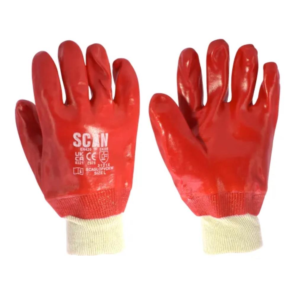 Scan PVC Knitwrist Gloves