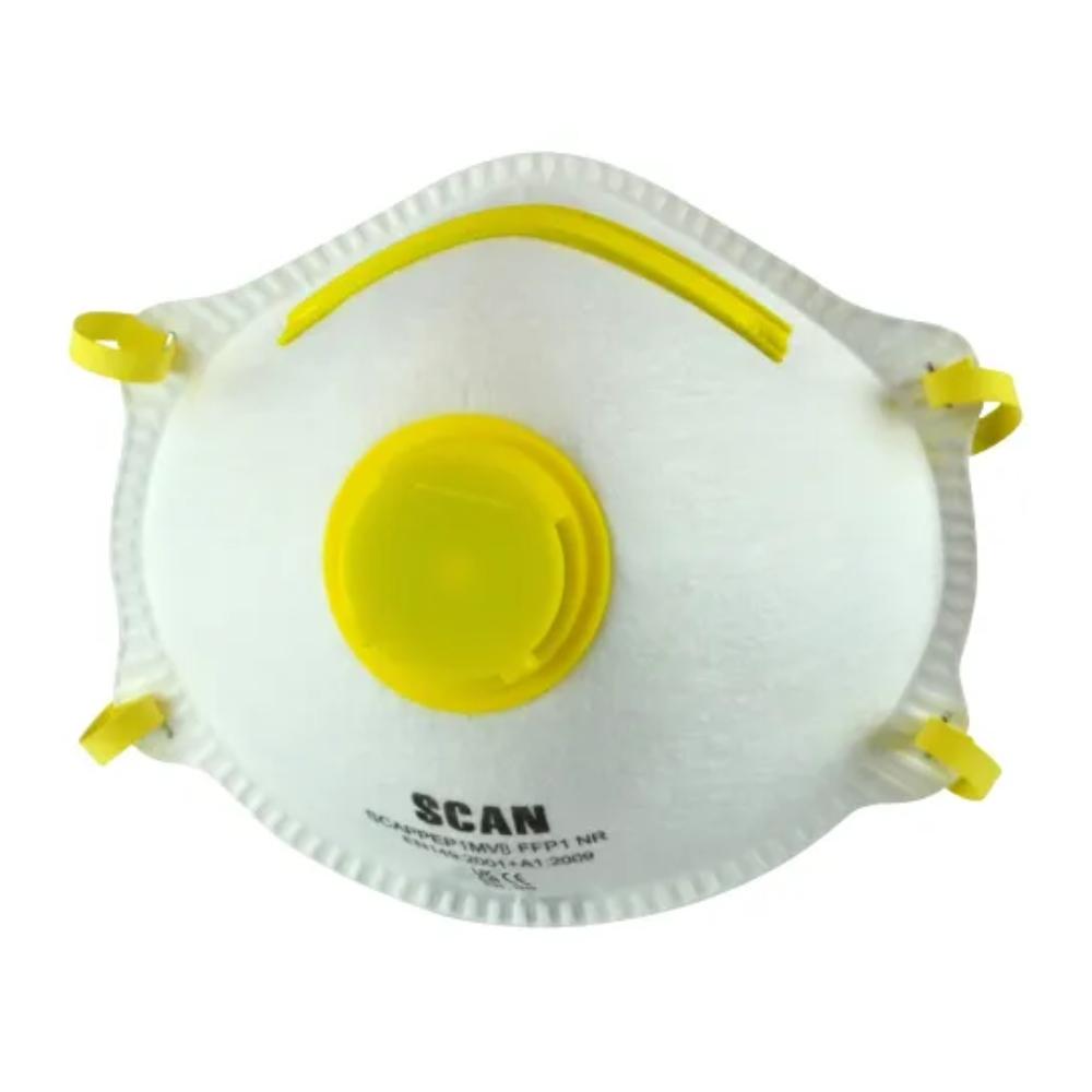Scan Moulded Valved Disposable Mask FFP1 (Pack of 3)