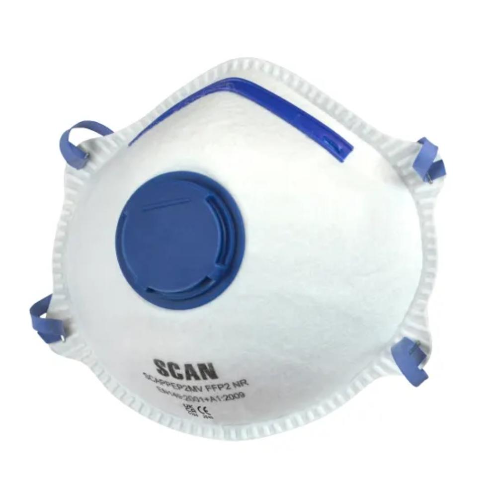 Scan Moulded Valved Disposable Mask FFP2 (Box of 10)