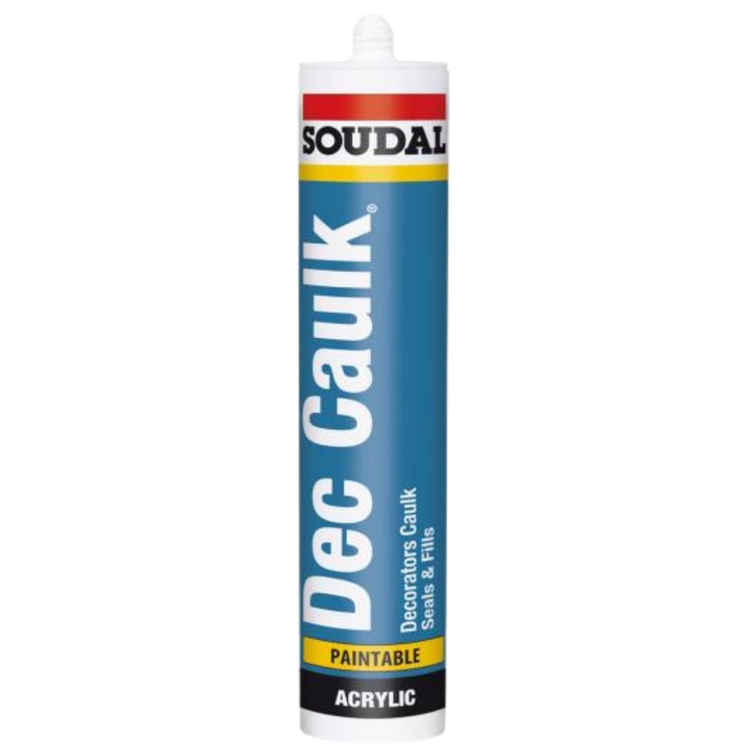 Soudal Decorators Caulk 300ml White