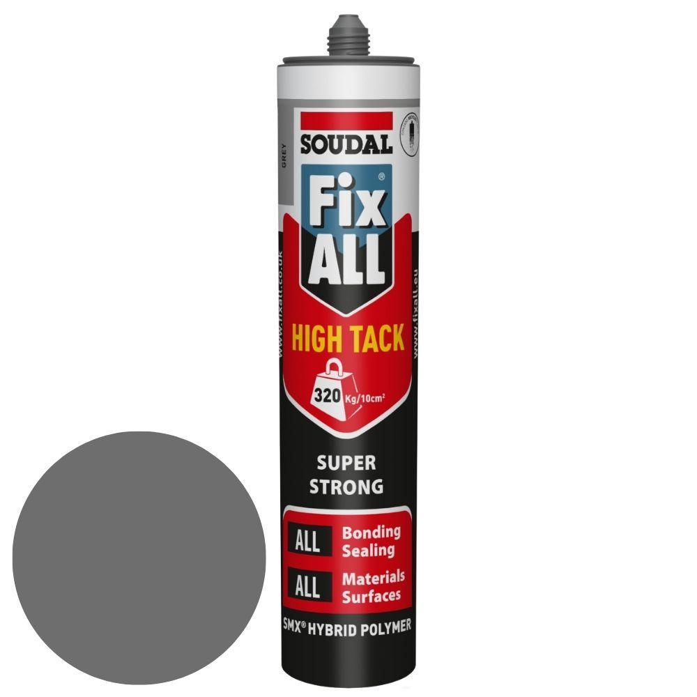 Soudal Fix All High Tack 290ml Grey