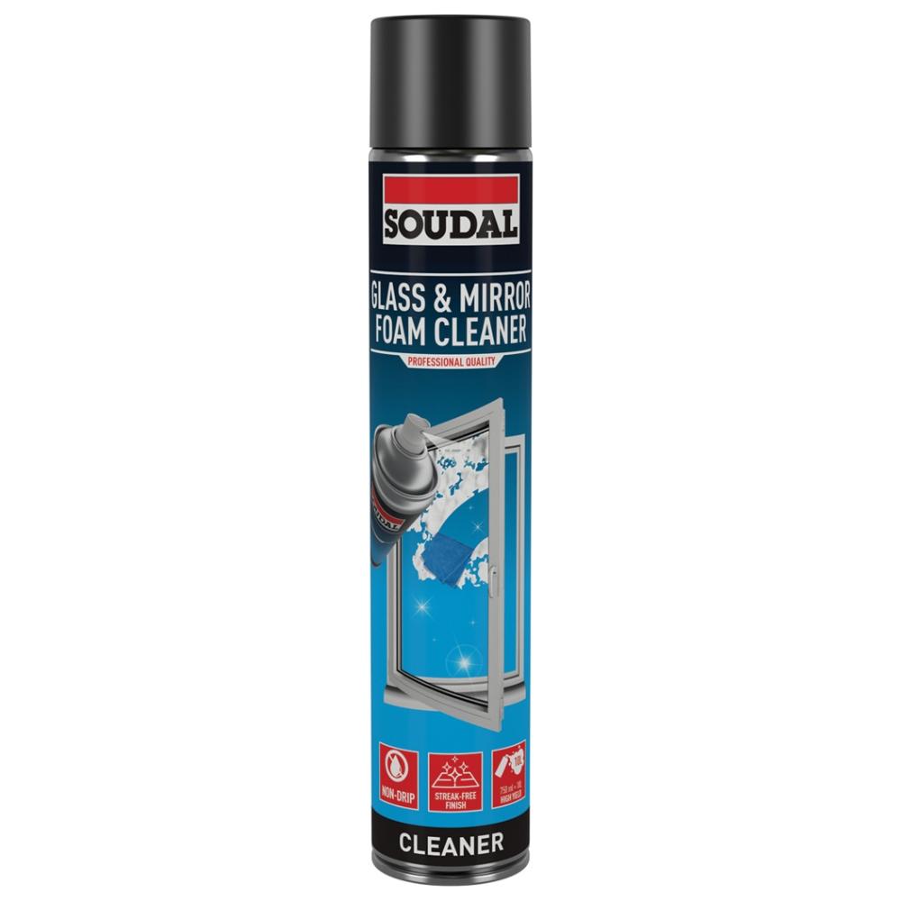 Soudal Glass & Mirror Foam Cleaner 750ml
