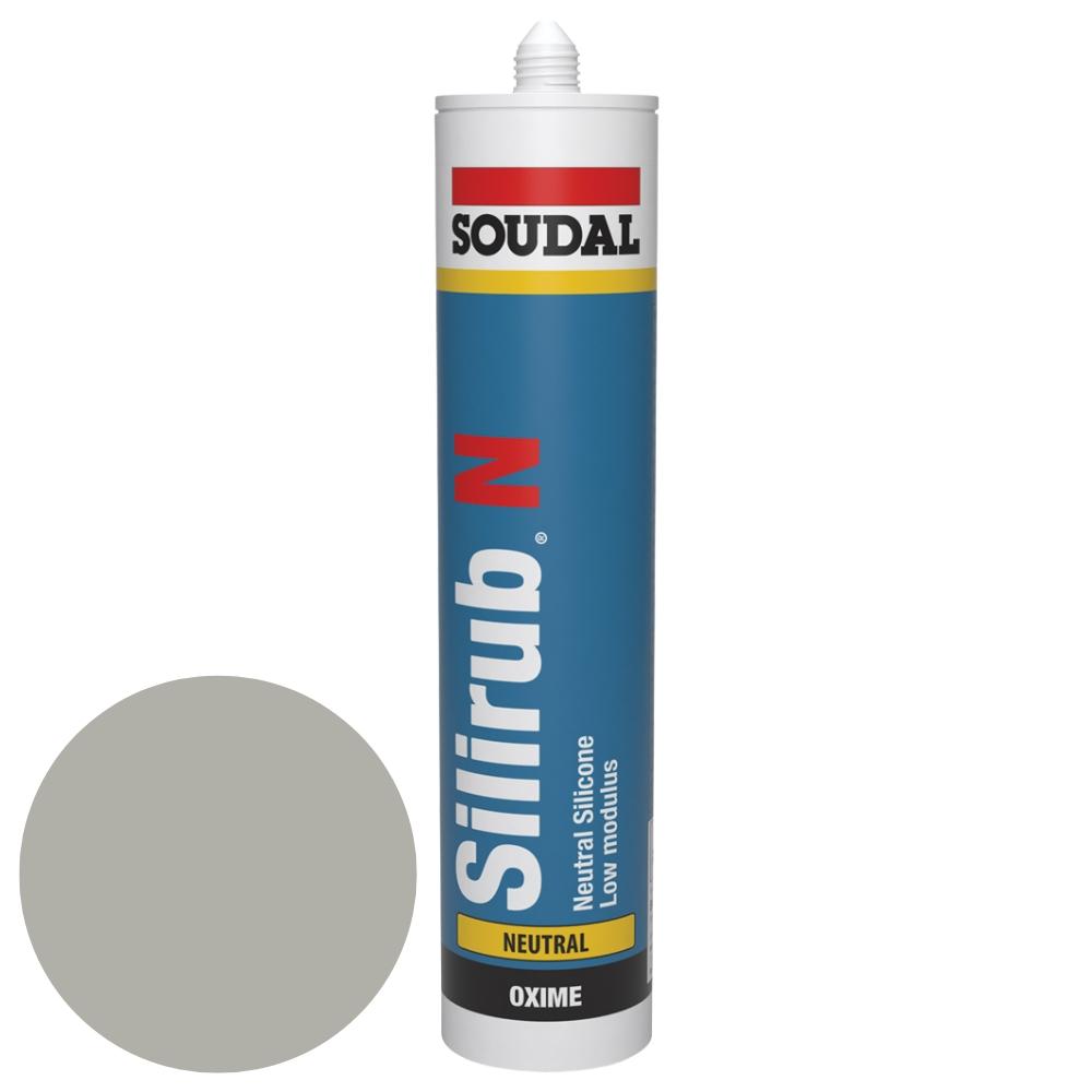 Soudal Silirub N Low Modulus Silicone 300ml Agate 7038