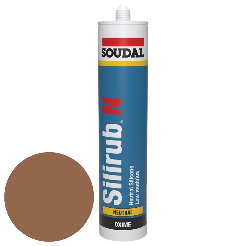 Soudal Silirub N Low Modulus Silicone 300ml Caramel