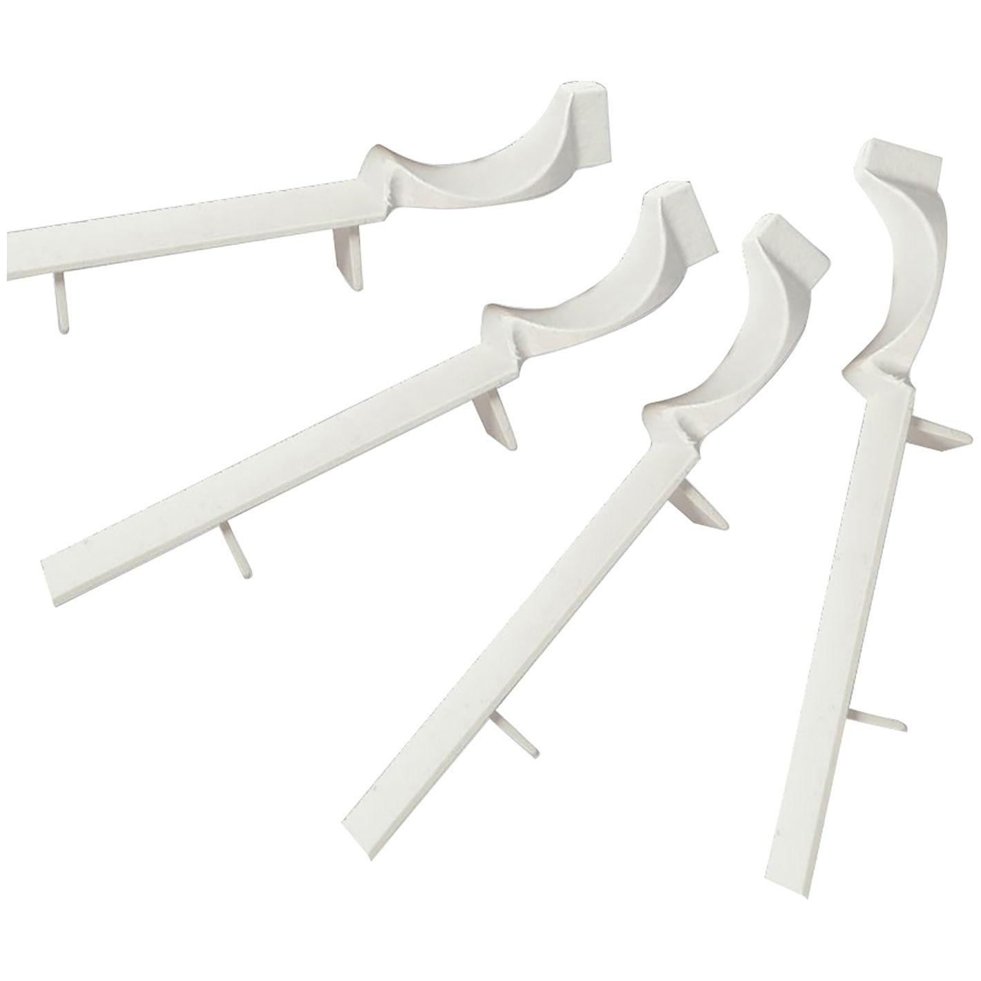 90° x 150mm Ogee Internal Corner Kit White Satin (Pk 4)