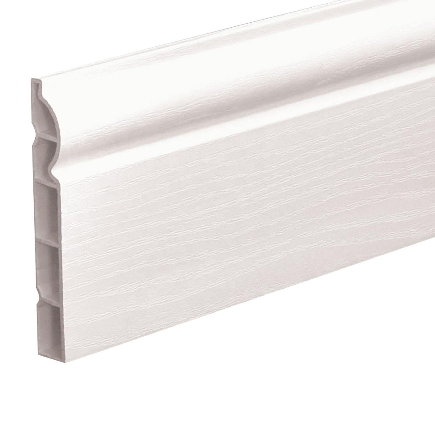 150mm Ogee Skirting Board x 5m White Satin