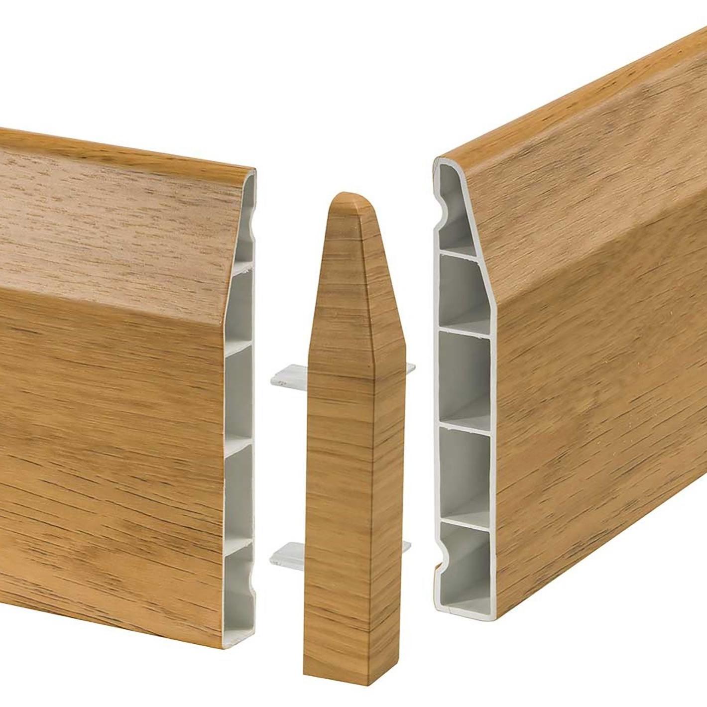 90° x 100mm Chamfered External Corner Kit English Oak (Pk 2)