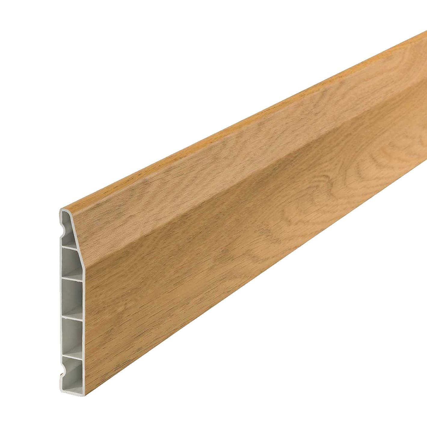 100mm Chamfered Skirting Board x 5m English Oak