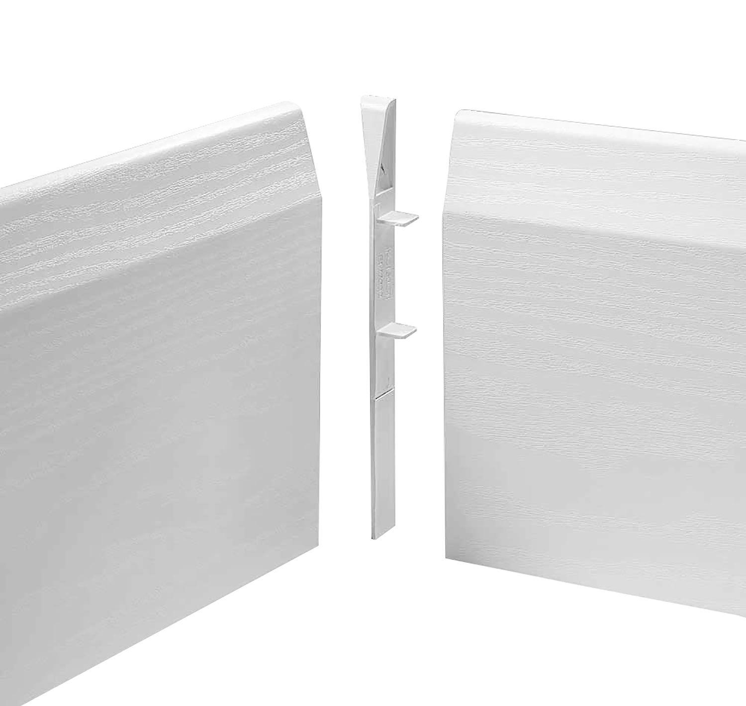 90° x 150mm Chamfered Internal Corner Kit White Satin (Pk 4)