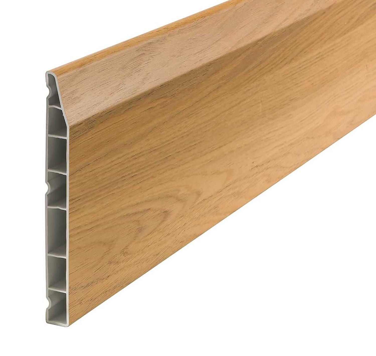 150mm Chamfered Skirting Board x 5m English Oak