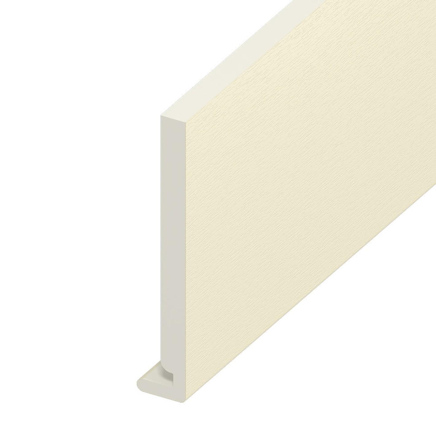 150mm x 16mm Square Fascia x 5m Cream Grain