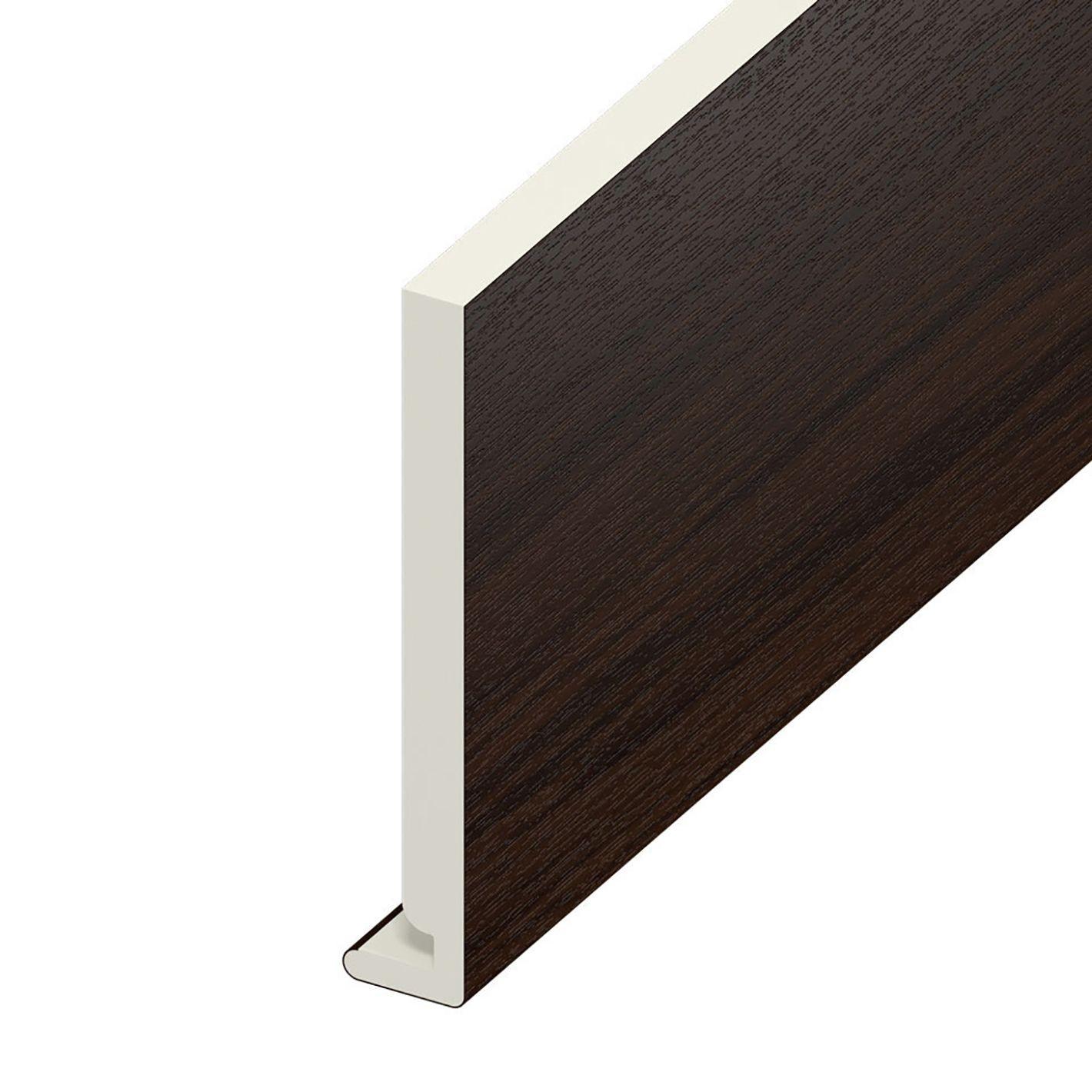 200mm x 16mm Square Fascia x 5m Rosewood