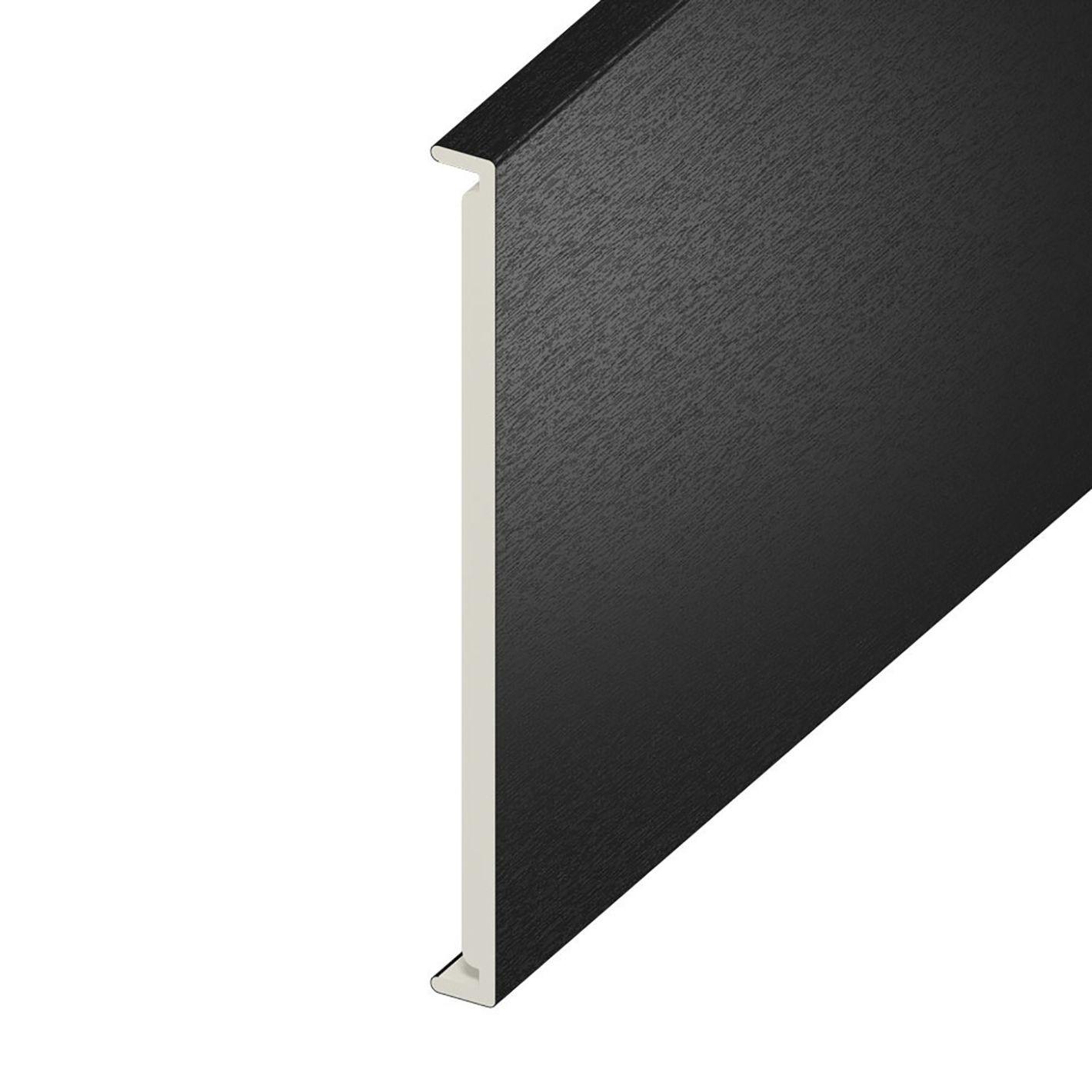 404mm x 16mm Square Fascia x 5m Black Ash