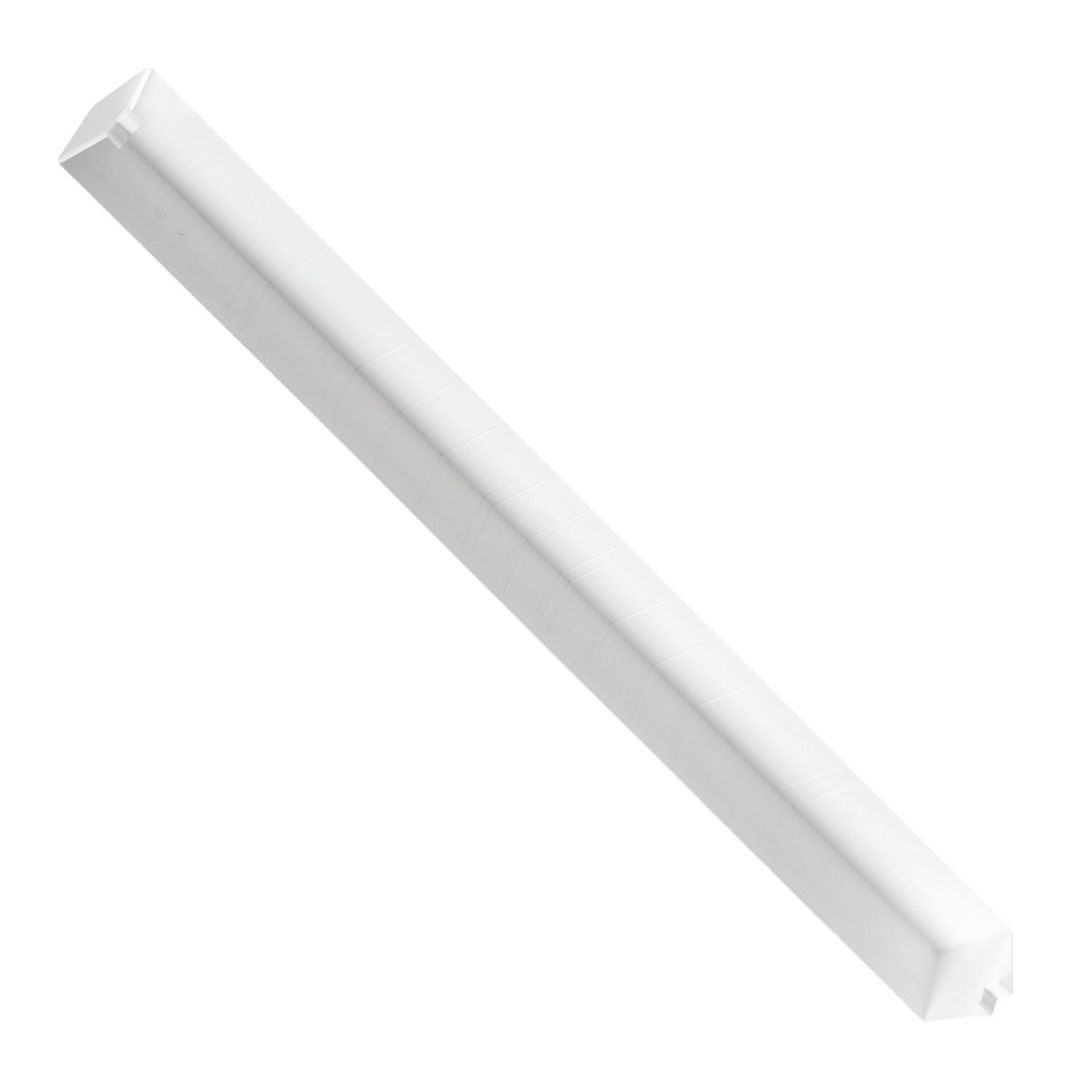 500mm External Corner Double End White