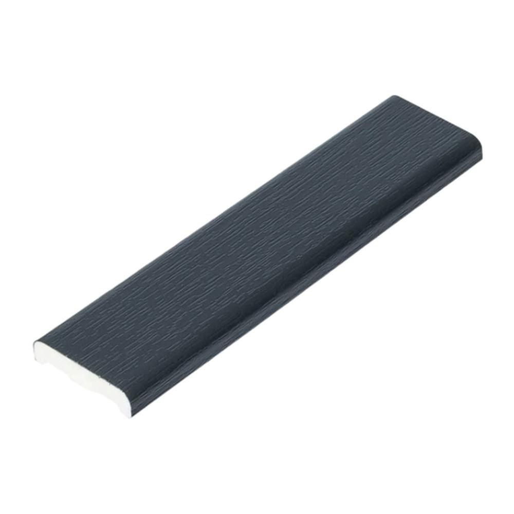 25mm D Section x 5m Anthracite Grained
