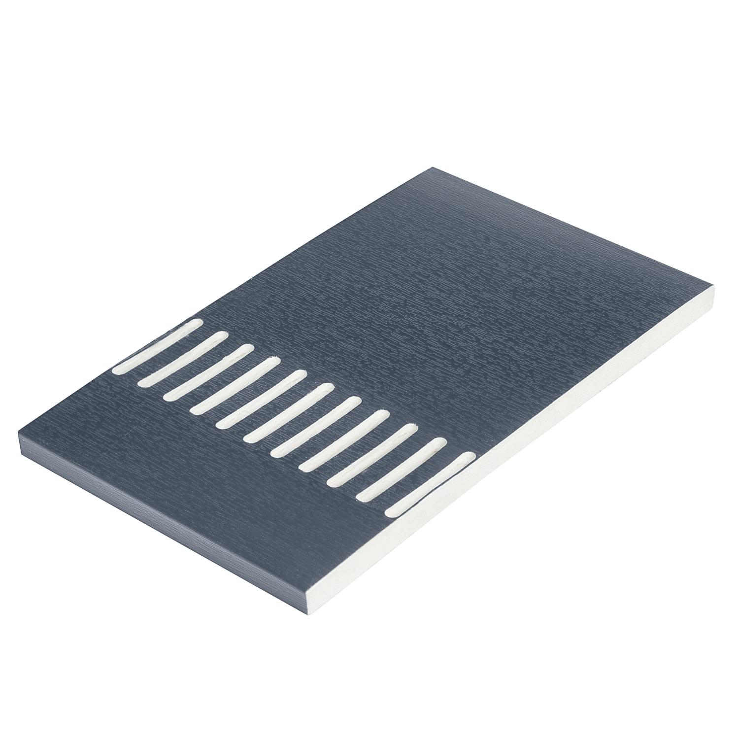 175mm x 9mm Vented Soffit x 5m Anthracite Grained