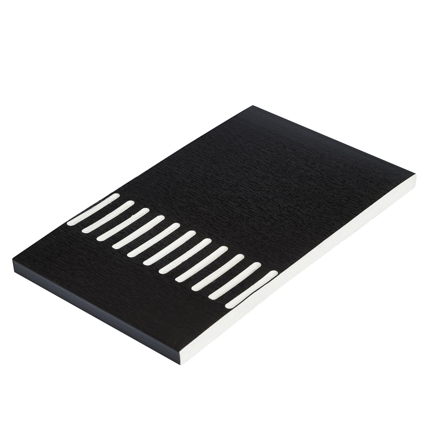 300mm x 9mm Vented Soffit x 5m Black Ash