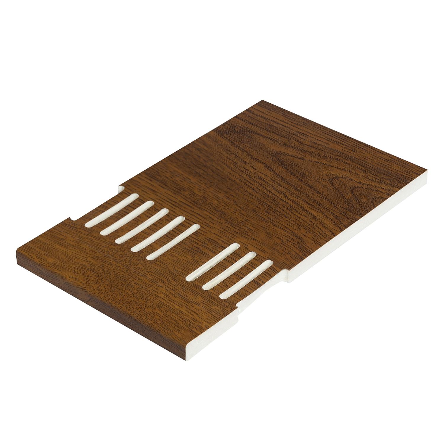 300mm x 9mm Vented Soffit x 5m Golden Oak