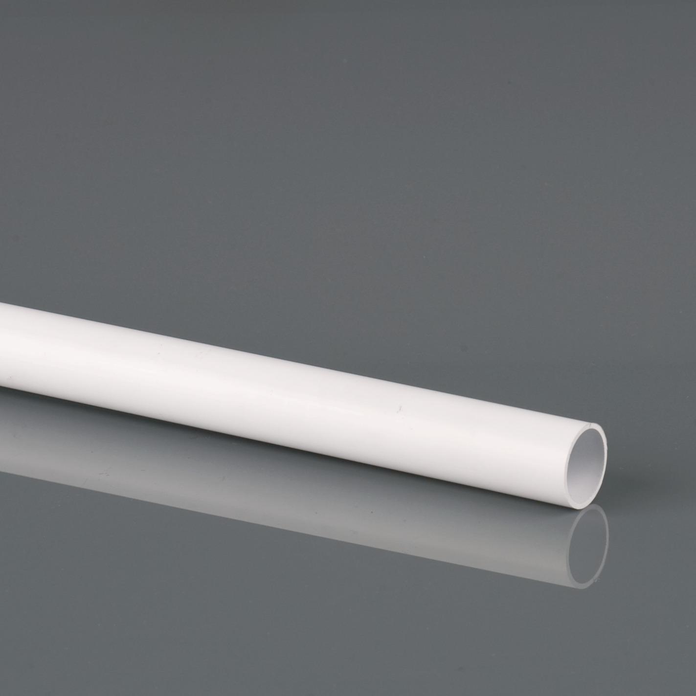 21.5mm x 3m Overflow Pipe White