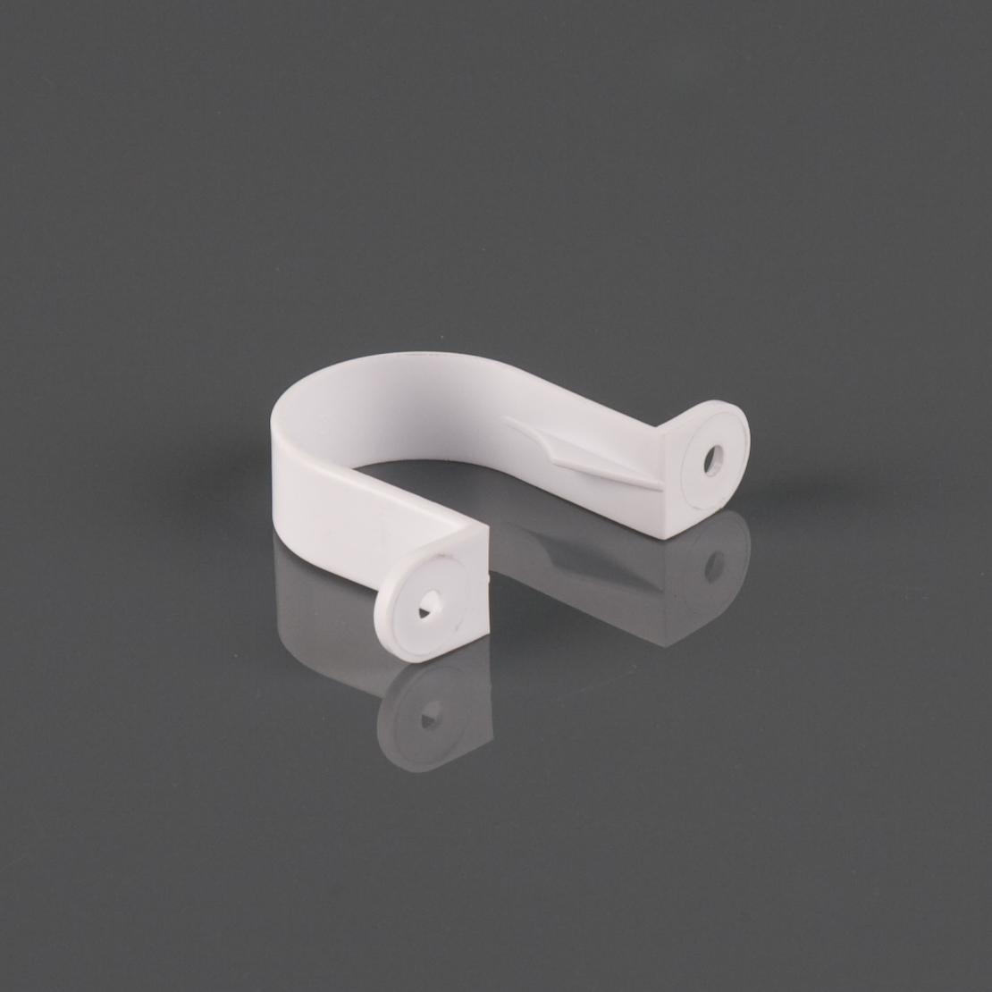 32mm Mupvc Solvent Pipe Clip White