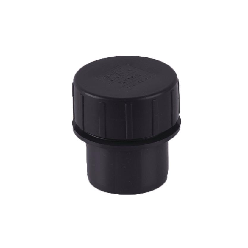 32mm Mupvc Solvent Access Plug Black