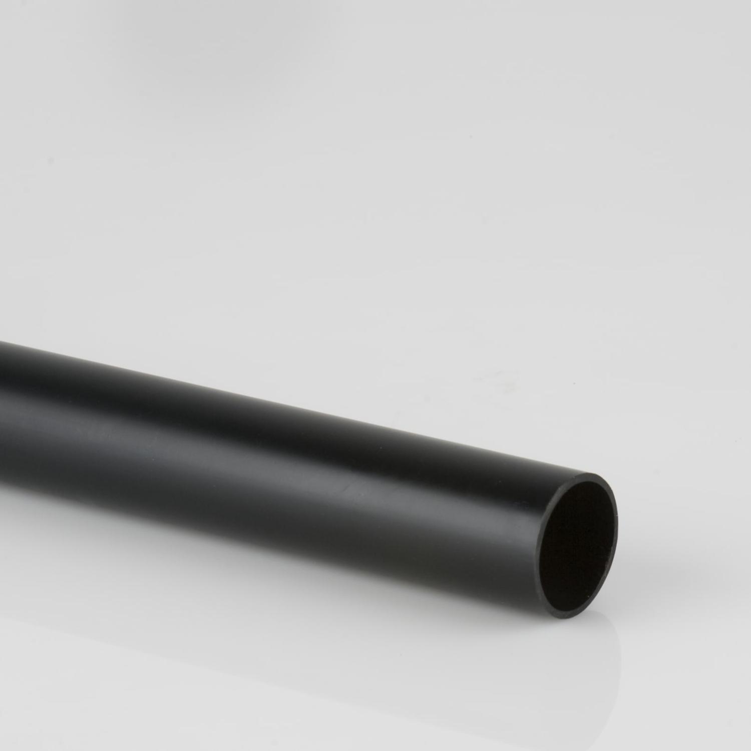 40mm x 3m Mupvc Solvent Waste Pipe Black