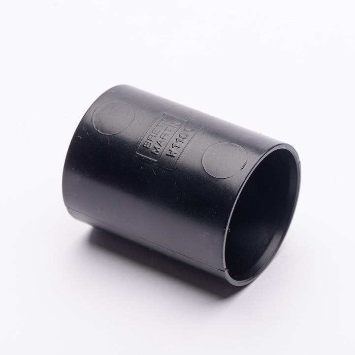 40mm Mupvc Solvent Straight Connector Black