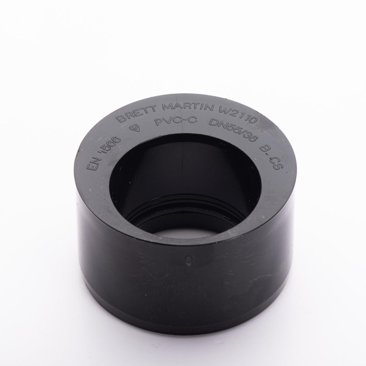 50mm x 32mm Mupvc Solvent Socket Reducer Black