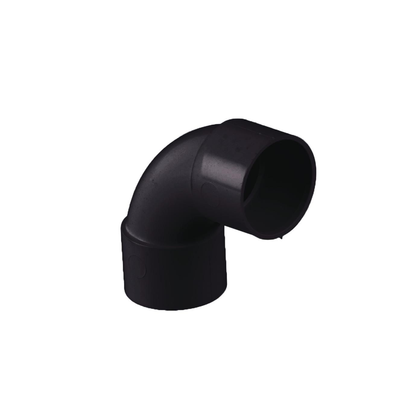 40mm x 92.5° Mupvc Solvent Swept Bend Black