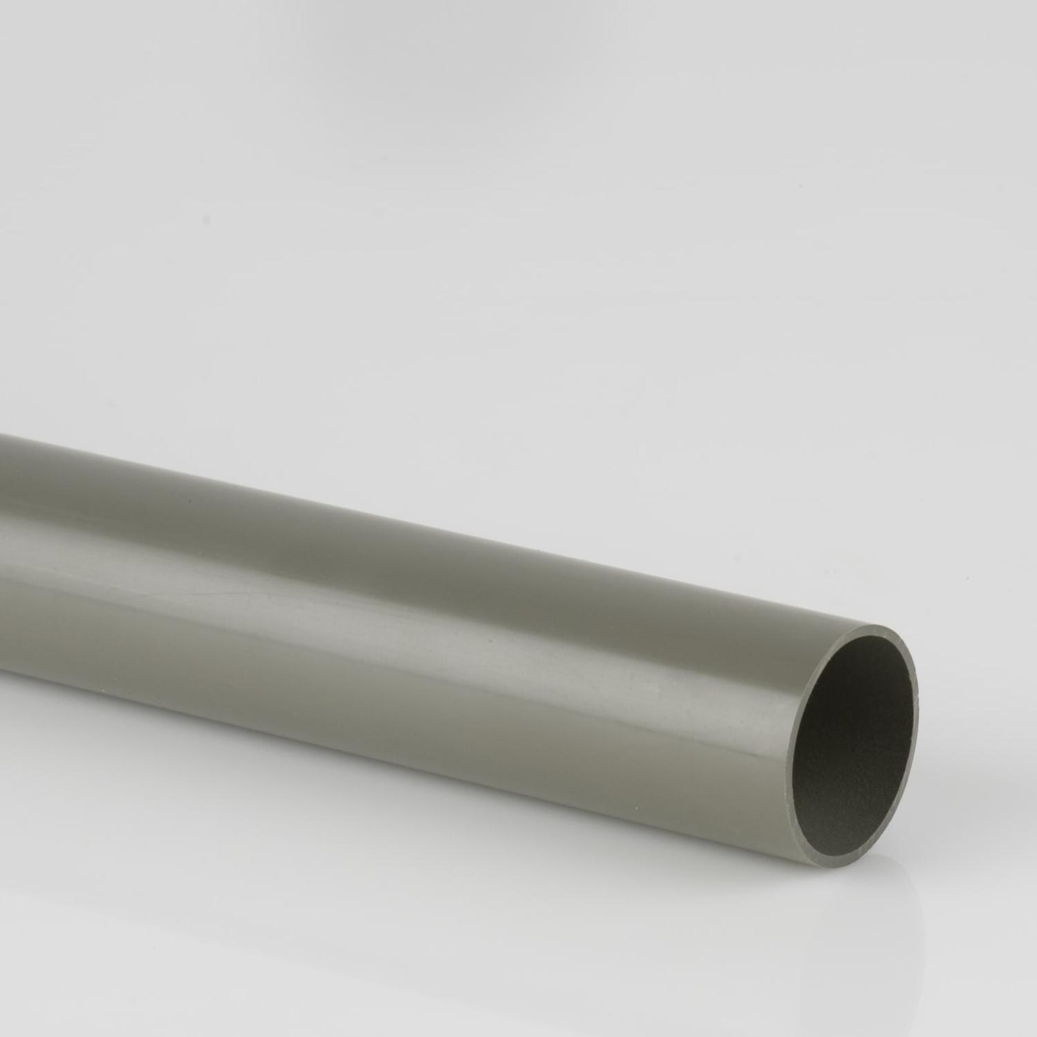 50mm x 3m Mupvc Solvent Waste Pipe Grey Olive
