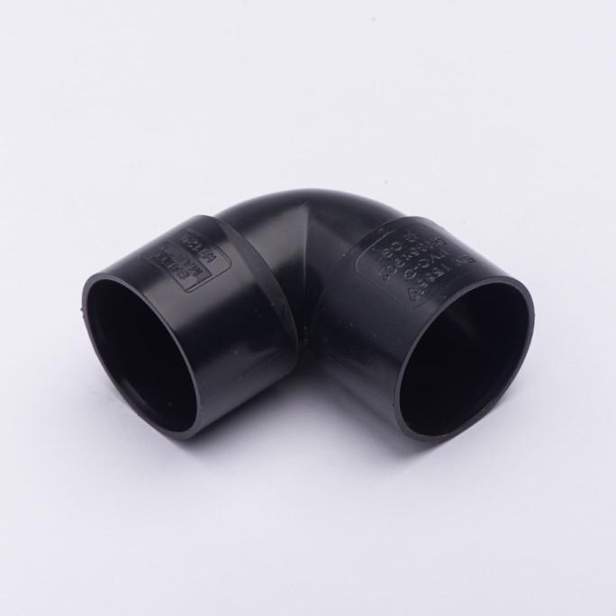 50mm x 90° Mupvc Solvent Knuckle Bend Black