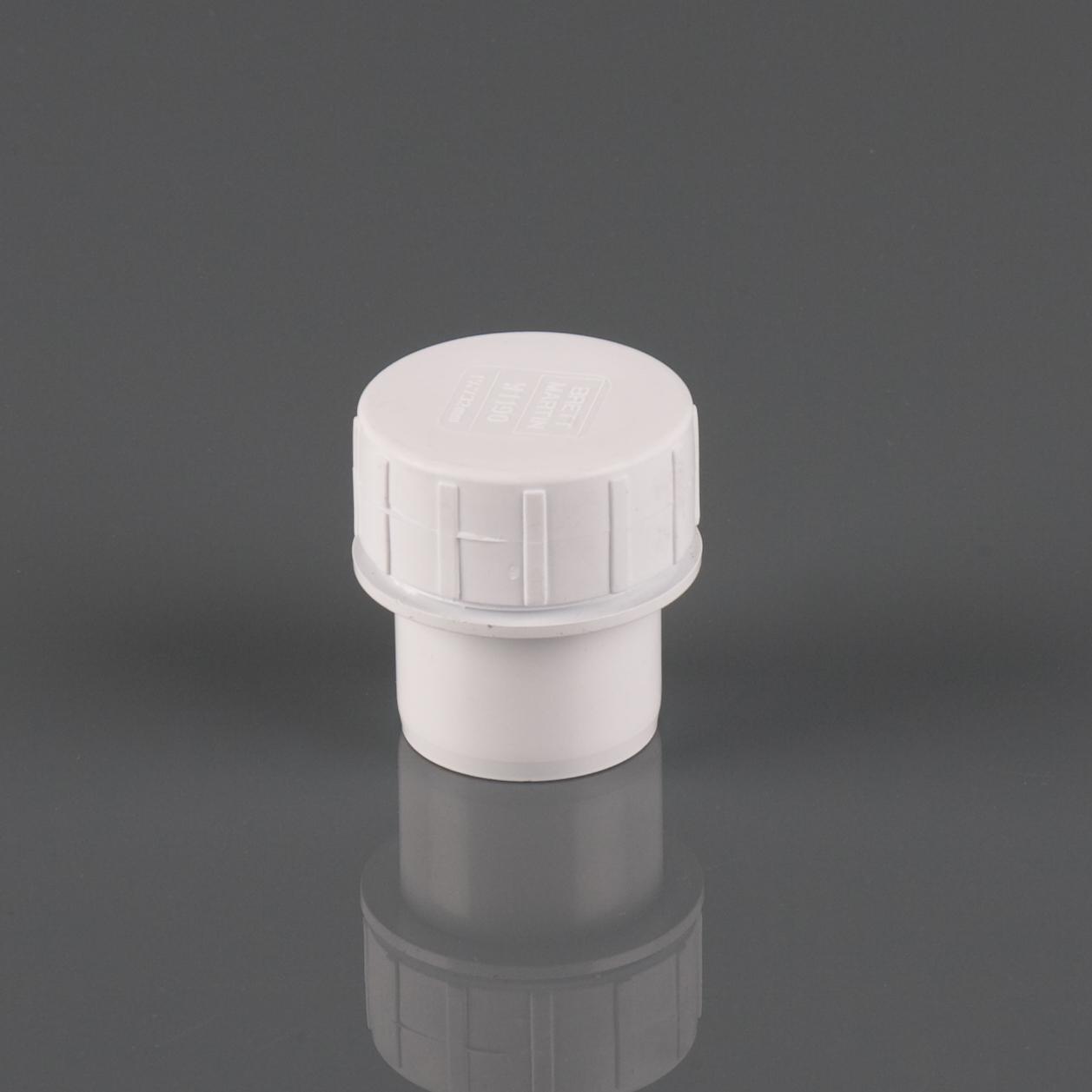50mm Mupvc Solvent Access Plug White