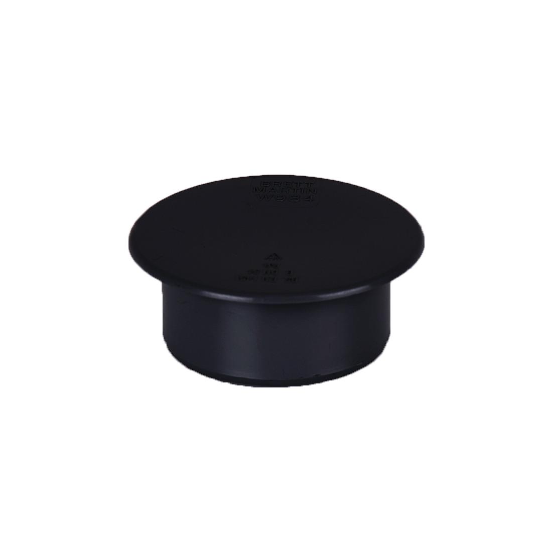 32mm Push Fit Socket Plug Black