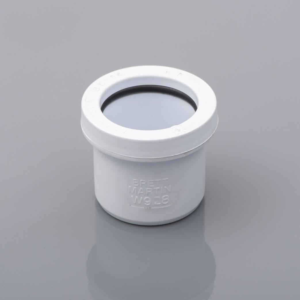 32mm x 21.5mm Push Fit Reducer White