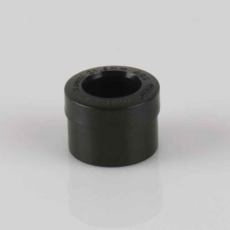 40mm x 21.5mm Push Fit Reducer Black